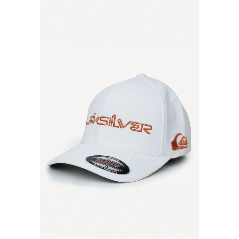 Boné Quiksilver Emb Type Down Word White-White-M