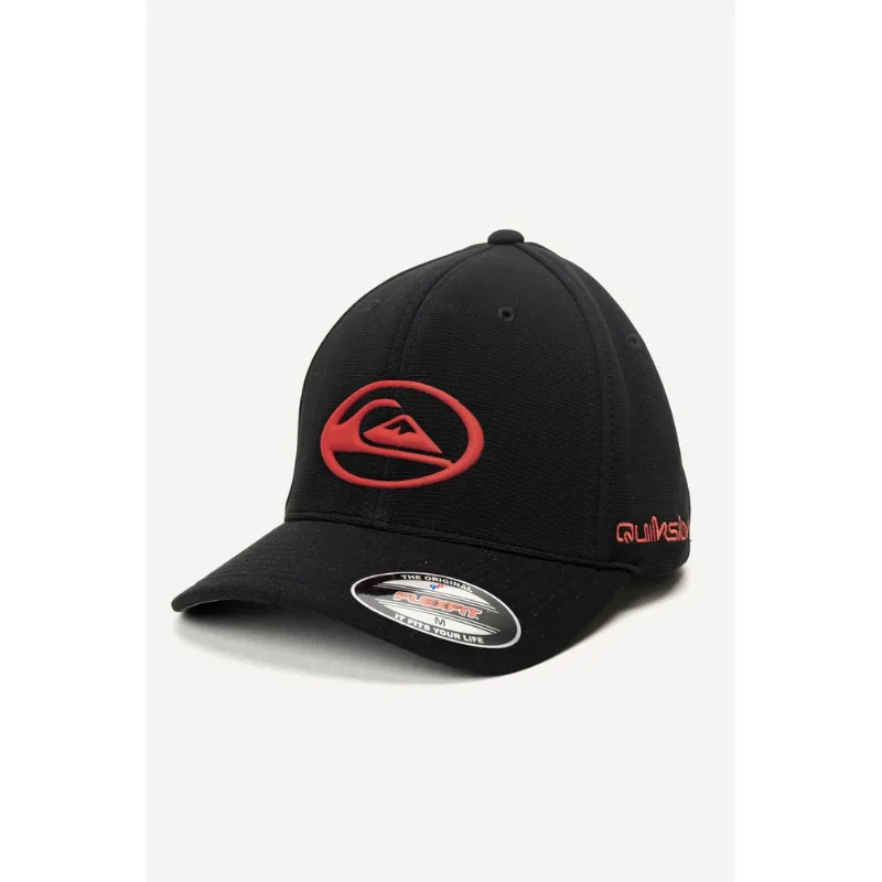 Boné Quiksilver Domed Logo Checker Black-BLACK-M