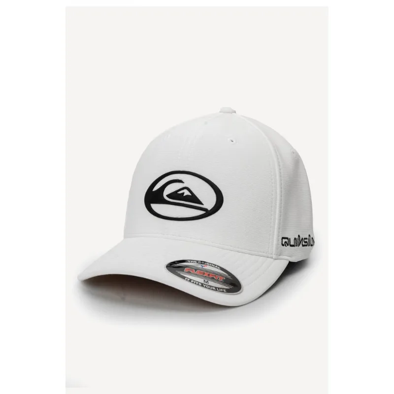 Boné Quiksilver Domed Logo Checker White-White-M