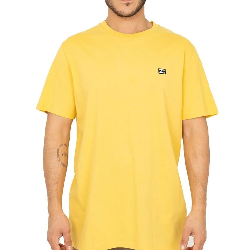 Camiseta Billabong Icon Patch SM26 Masculina Amarelo P / amarelo