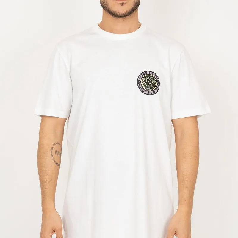 Camiseta Billabong Decal SM26 Masculina Branco M / branco