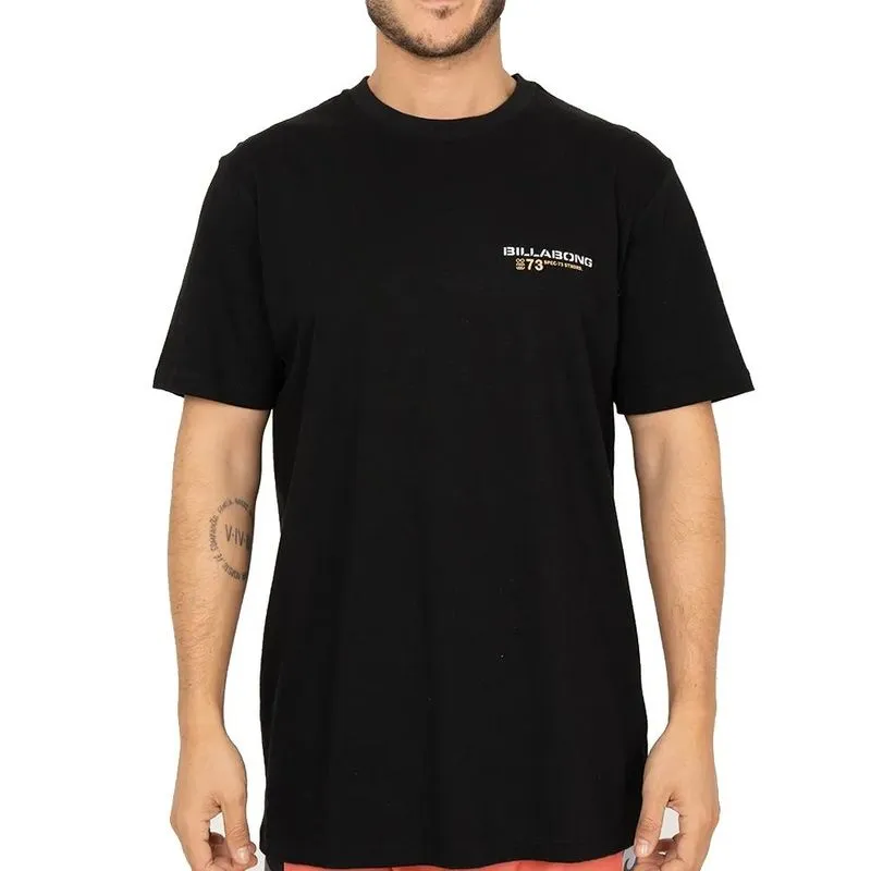 Camiseta Billabong Spec 73 II WT26 Masculina Preto GG / preto