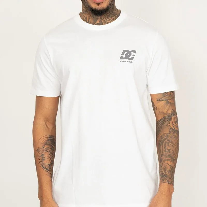 Camiseta DC Shoes Palletline Plus Size SM26 Masculina Branco 3G / branco