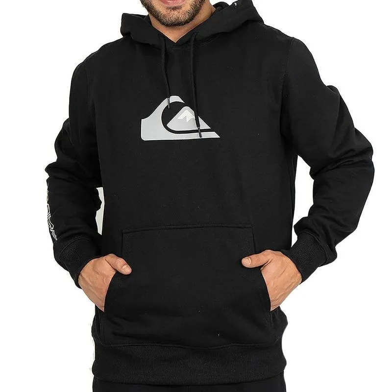 Moletom Quiksilver Canguru Comp Logo WT26 Masculino Preto P / preto