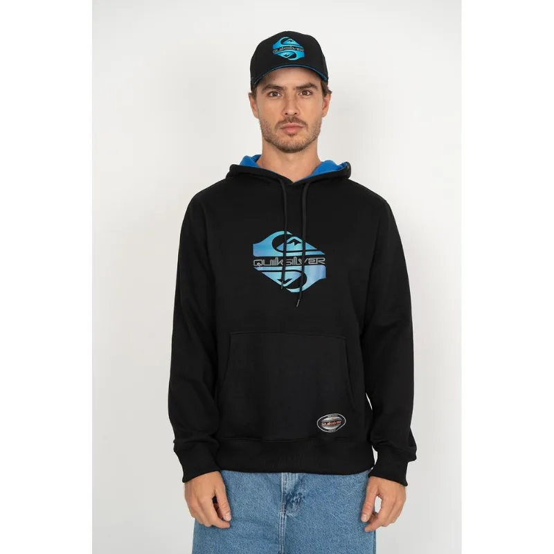 Moletom Quiksilver Fech Soft Hologram Preto - G