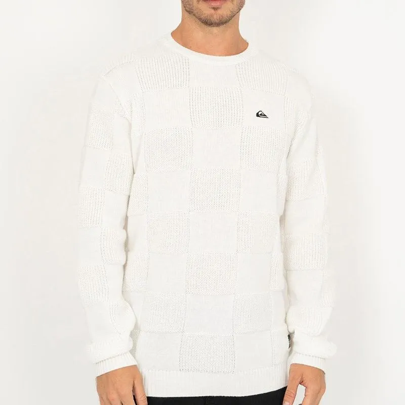 Tricot Quiksilver Squad WT26 Masculino Snow White GG / branco