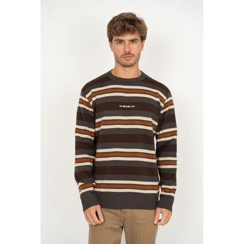 Tricot Quiksilver When Whe Marrom M