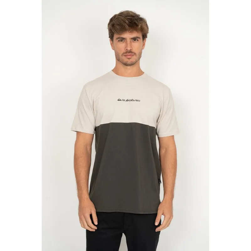 Camiseta Quiksilver M/C Knowledge Area Areia M