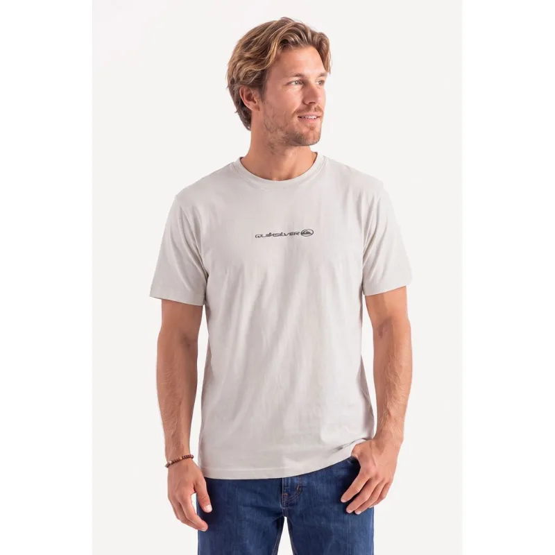 Camiseta Quiksilver M/c Mercury Bitter Touch Cinza Claro Gg