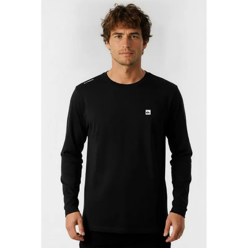 Camiseta Quiksilver M/l Rash Squad Preto G