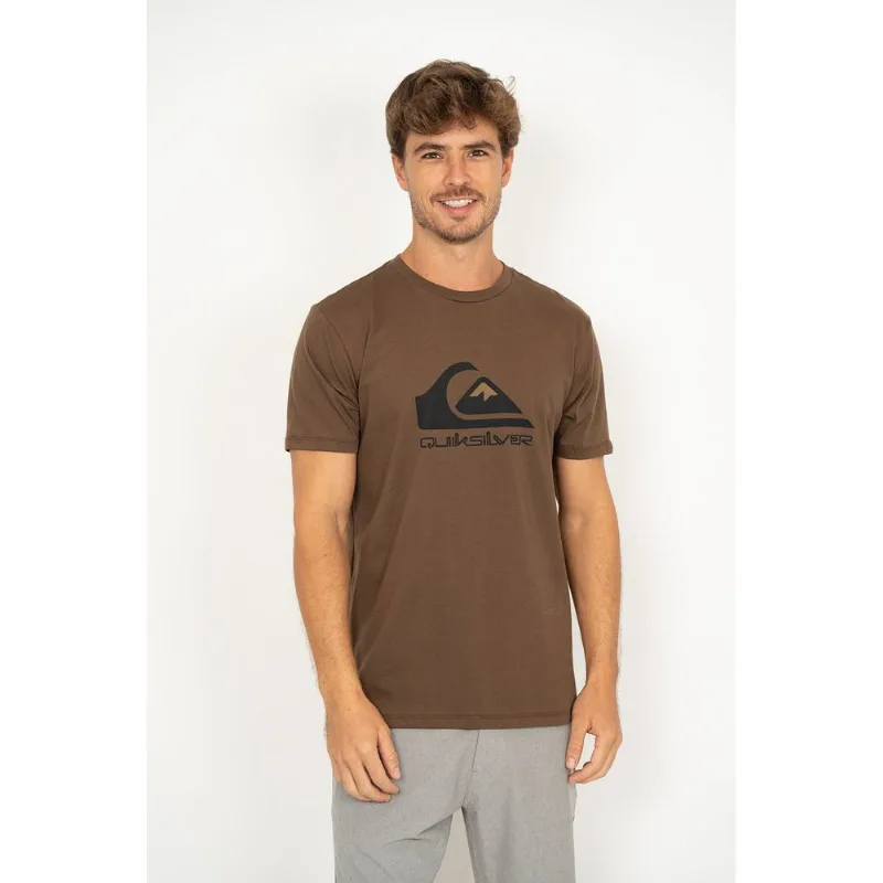 Camiseta Quiksilver M/c Full Logo Marrom M