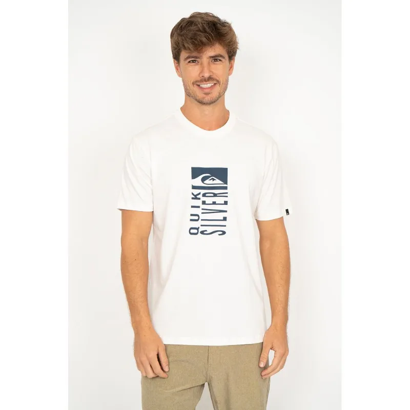 Camiseta Quiksilver M/c High Rise Snow White Gg