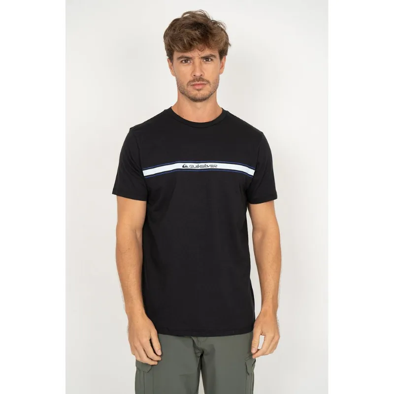 Camiseta Quiksilver M/C Bait Stripe Preto G