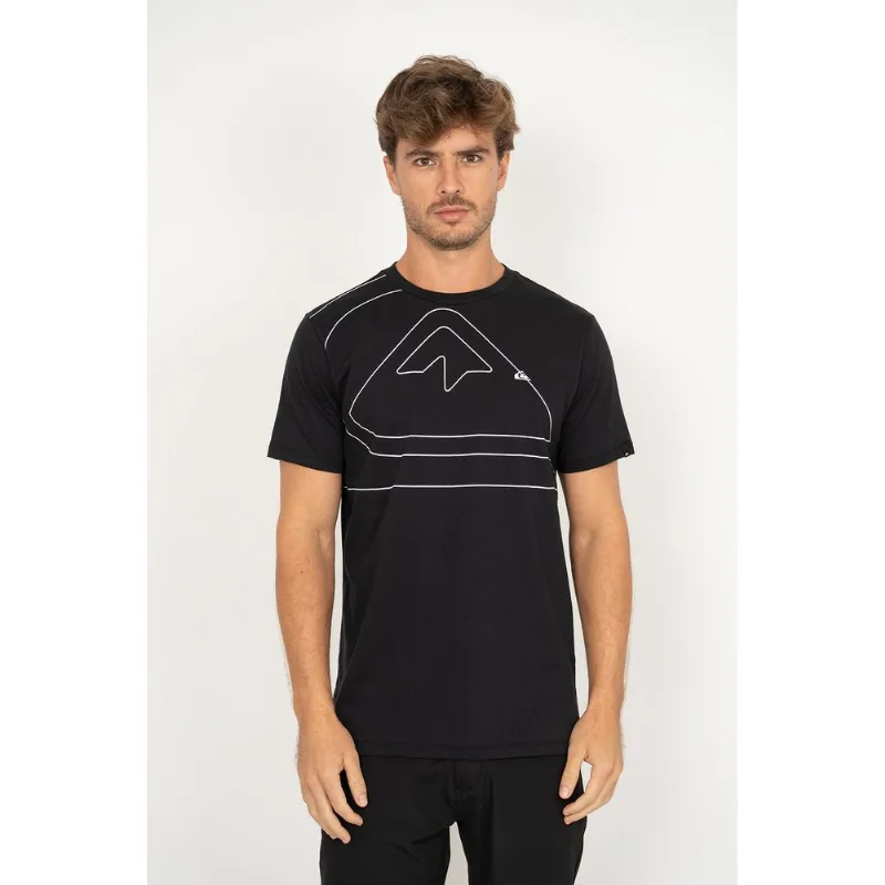 Camiseta Quiksilver M/C Big New Tour Preto Gg