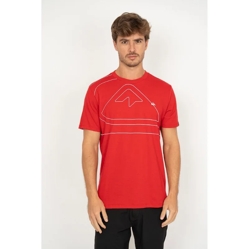 Camiseta Quiksilver M/C Big New Tour Vermelho Gg