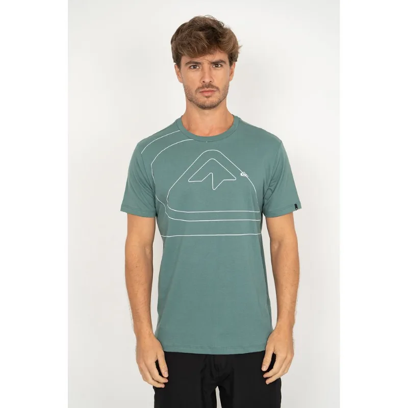 Camiseta Quiksilver M/C Big New Tour Verde Escuro Gg