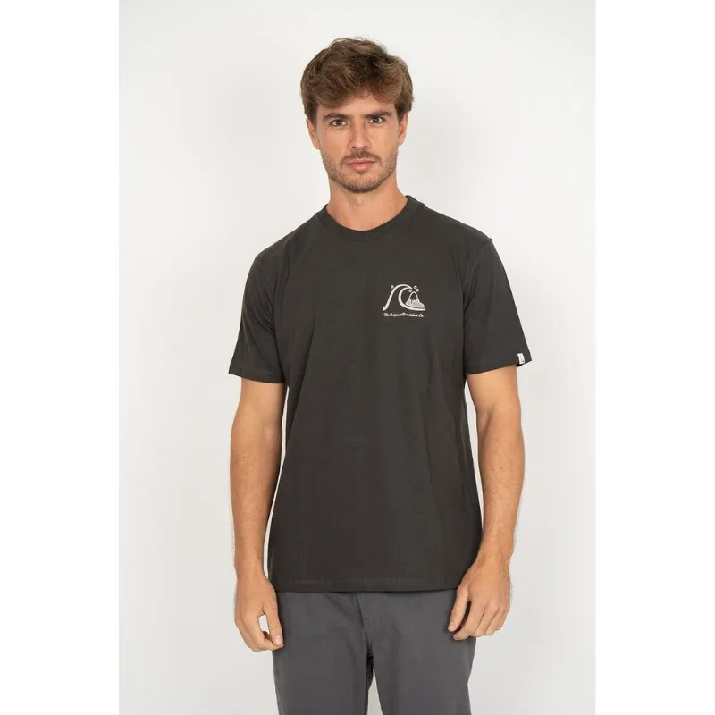Camiseta Quiksilver M/c The Original Cinza Escuro Gg
