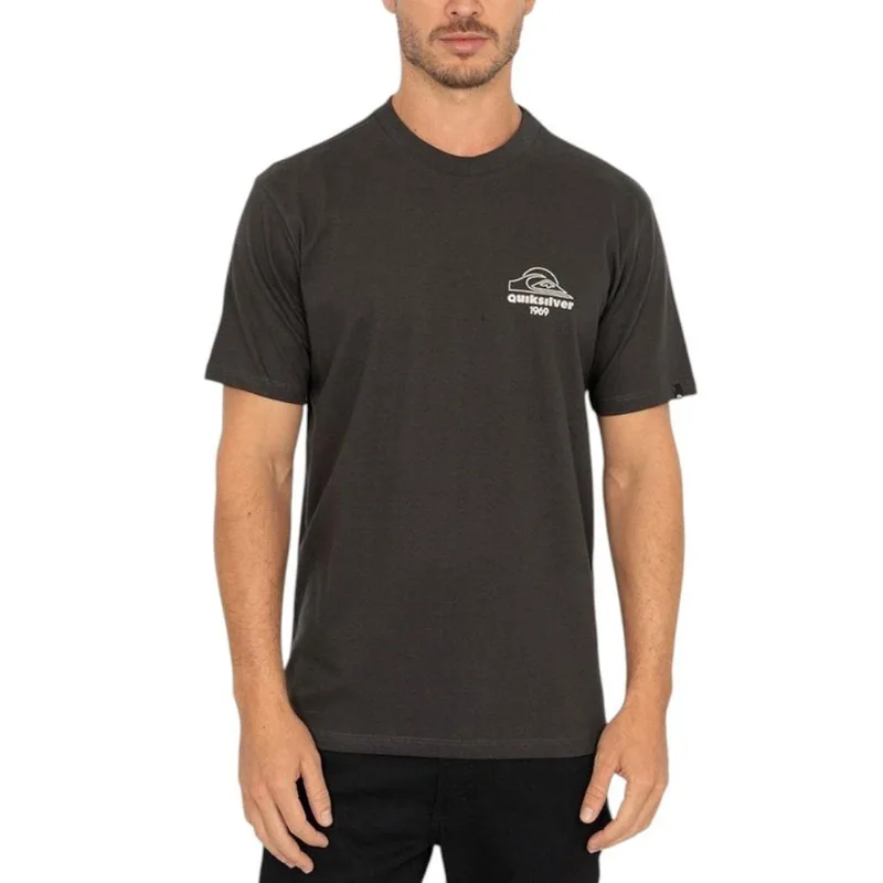 Camiseta Quiksilver Q471a1068 Cinza Escuro