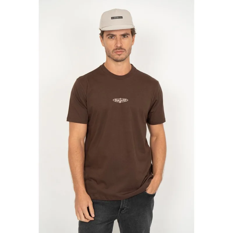 Camiseta Quiksilver M/c Spirit Of Surfing Marrom P