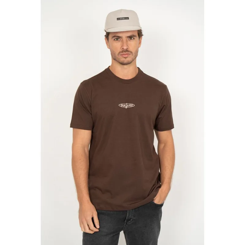 Camiseta Quiksilver M/c Spirit Of Surfing Marrom M