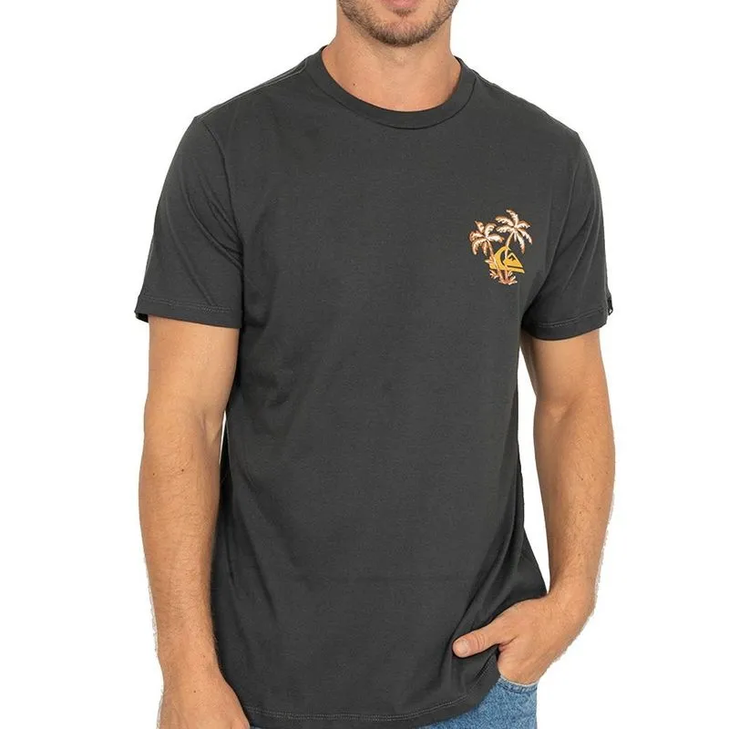 Camiseta Quiksilver Learning From Nature W26 Masculina Cinza M / chumbo