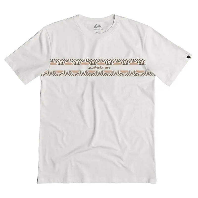 Camiseta Quiksilver Line Logo WT26 Masculina Snow White P / branco