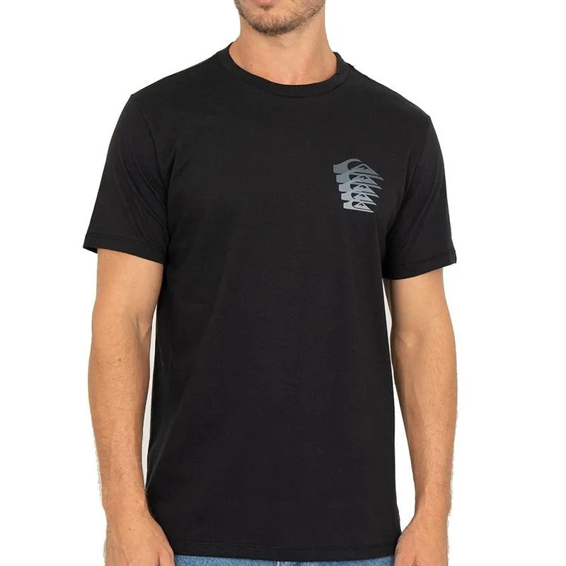 Camiseta Quiksilver Vertical Logo WT26 Masculina Preto GG / preto