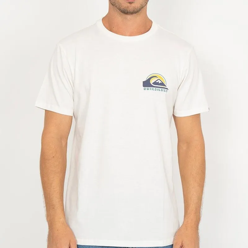 Camiseta Quiksilver Amphibians II WT26 Masculina Snow White M / branco