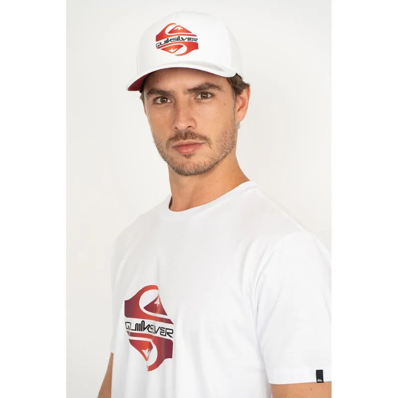 Camiseta Quiksilver M/C Soft Hologram Branco Camiseta Quiksilver M/C Soft Hologram Bran-Branco-.P