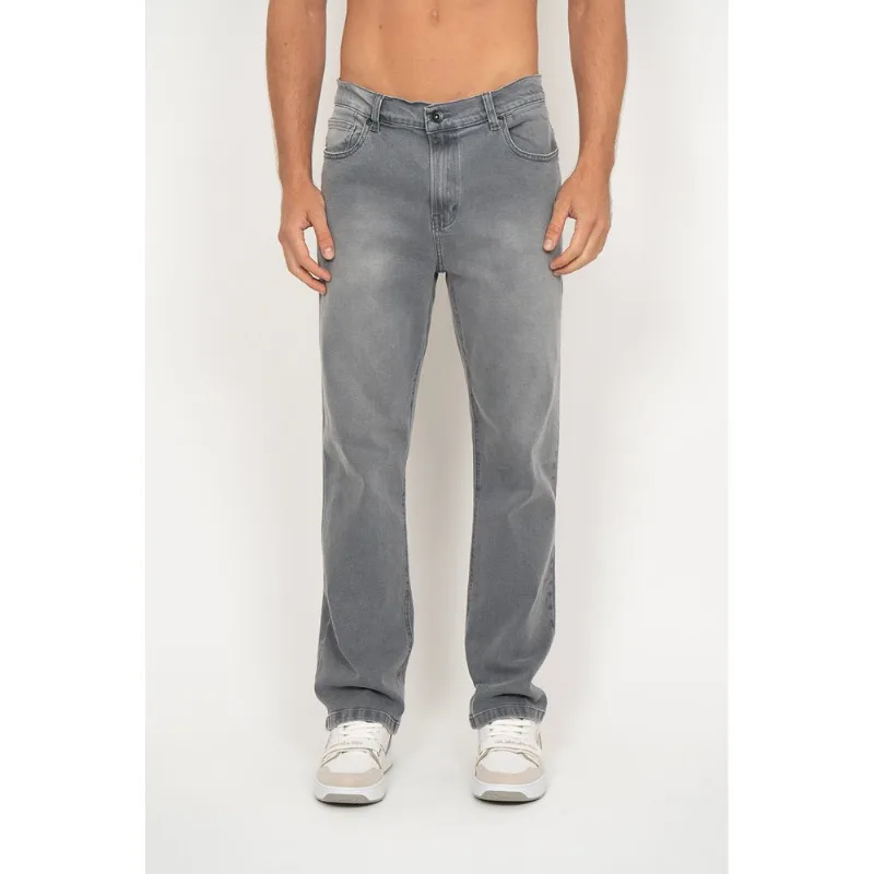 Calça Quiksilver Jeans Avalon Grey Cinza 38