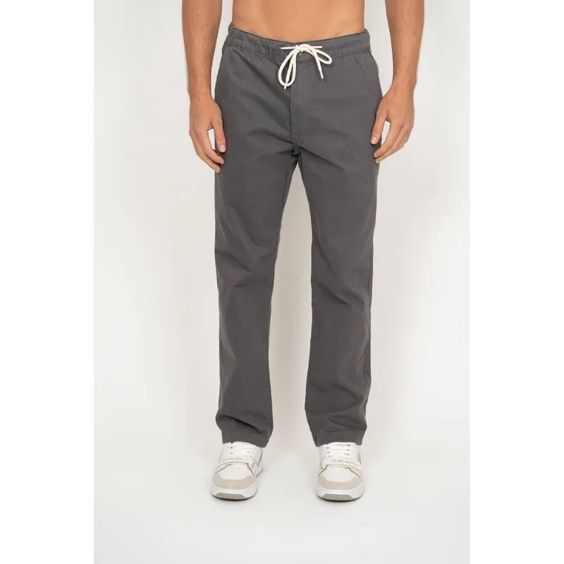 Calça Quiksilver Taxer Twill Cinza Escuro 46