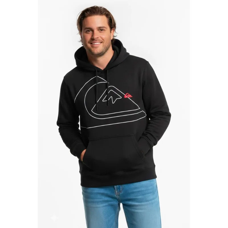 Moletom Quiksilver Fech Big New Tour Ps Preto G3