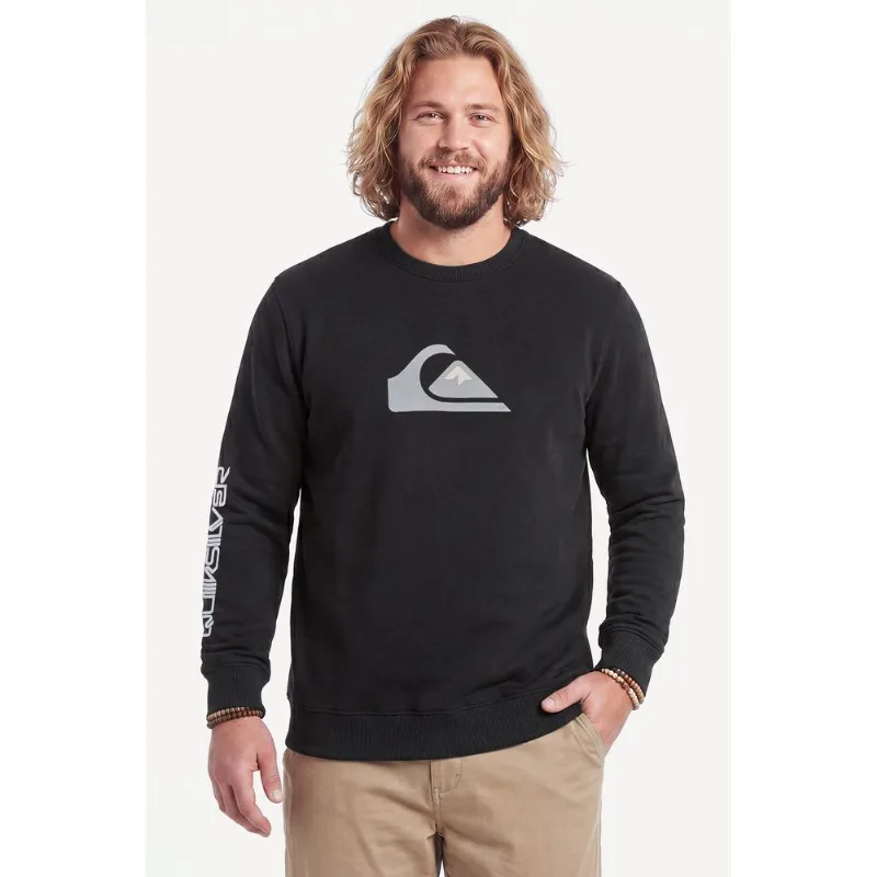 Moletom Quiksilver Care Comp Logo Ps Preto-G1