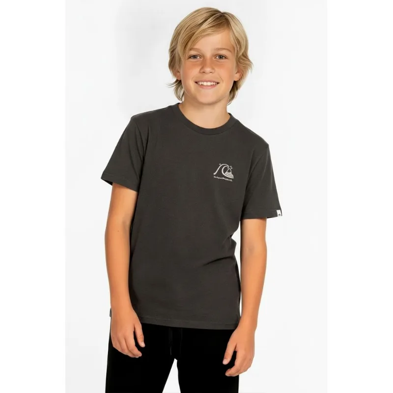Camiseta Quiksilver M/c The Original Kd Cinza Escuro 2