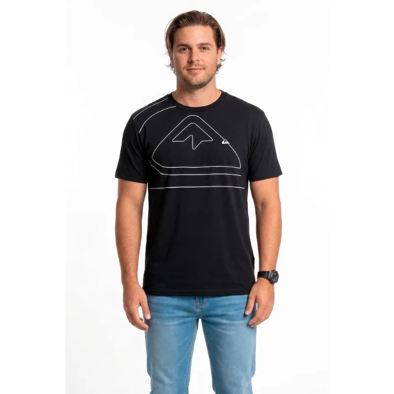 Camiseta Quiksilver M/c Big New Tour Ps Preto-Preto-G1