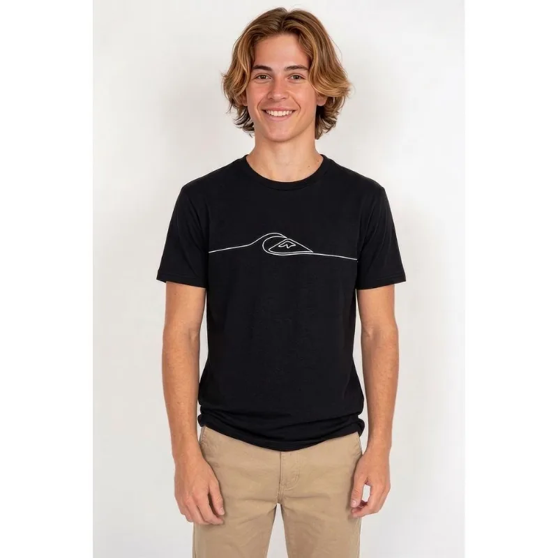 Camiseta Quiksilver M/c New Lines Tn Preto 12