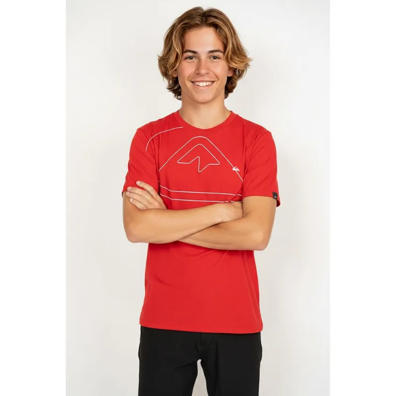 Camiseta Quiksilver M/C Big New Tour Tn Vermelho 10