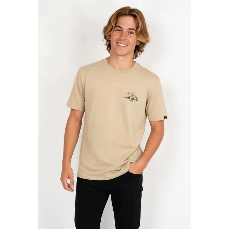 Camiseta Quiksilver M/c Nature Nomad Tn Areia 10