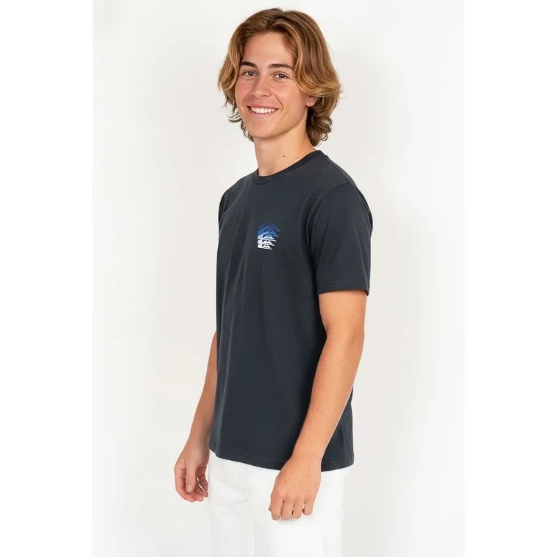 Camiseta Quiksilver M/c Vertical Logo Tn Marinho 10