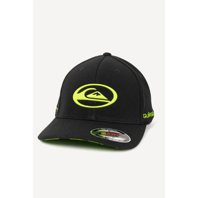 Boné Quiksilver Domed Logo Flaming Heat Preto Bone Quiksilver Domed Logo Flaming Heat Preto-M