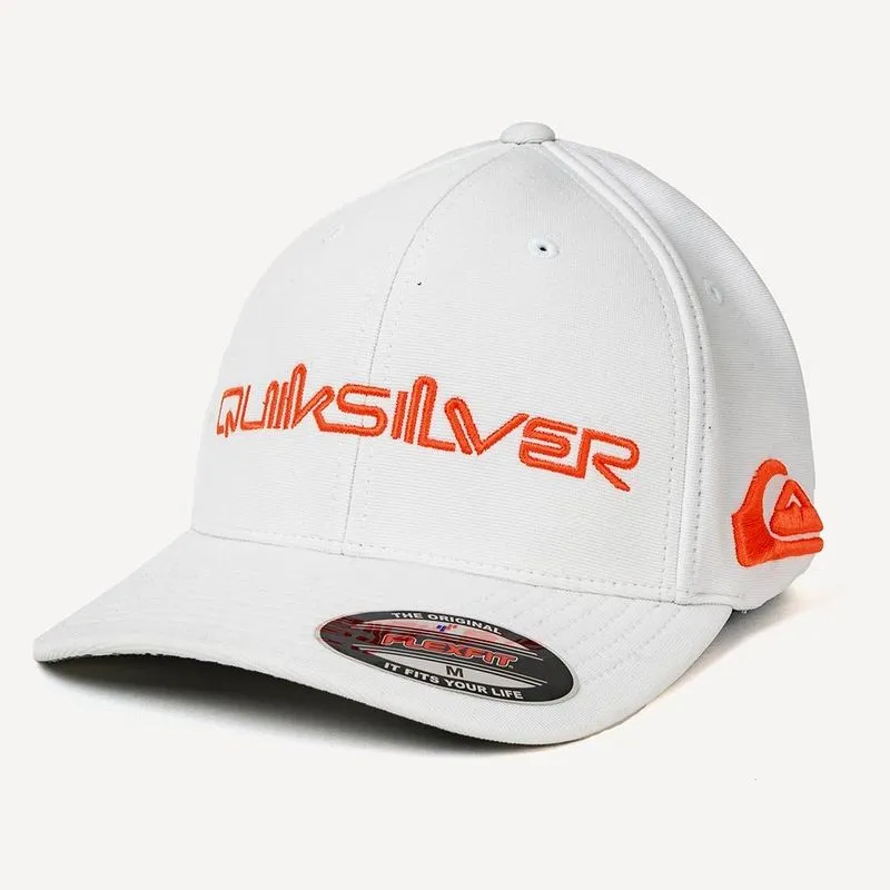 Boné Quiksilver Aba Curva Emb Type Momentum WT26 Branco M / branco