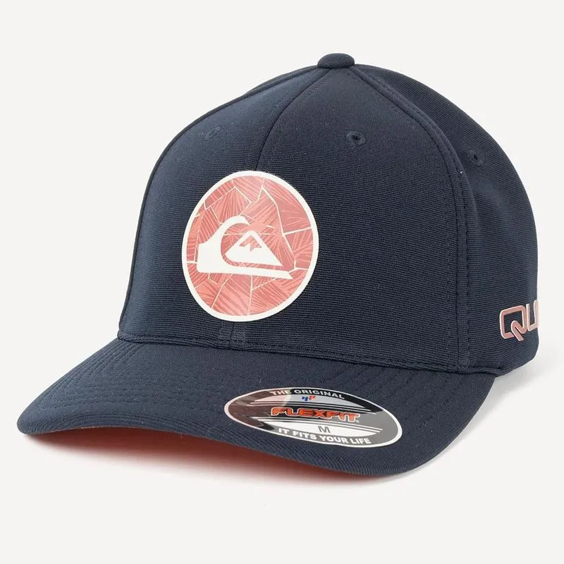Boné Quiksilver Aba Curva Gradient Logo Natgeo WT26 Marinho P / azul-escuro