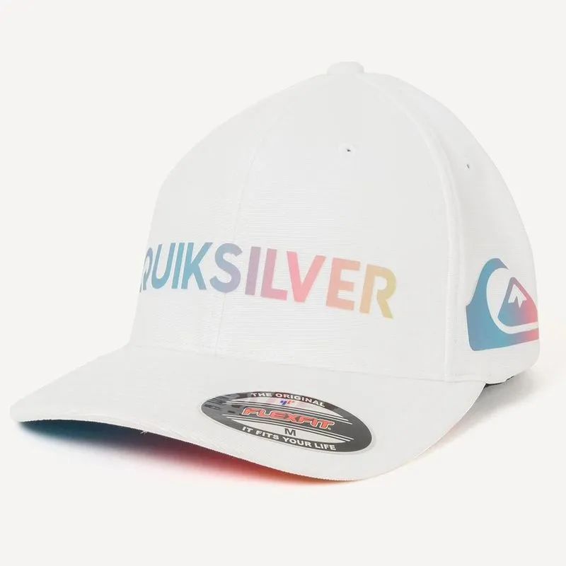 Boné Quiksilver Aba Curva Gradient Type Antique WT26 Branco P / branco