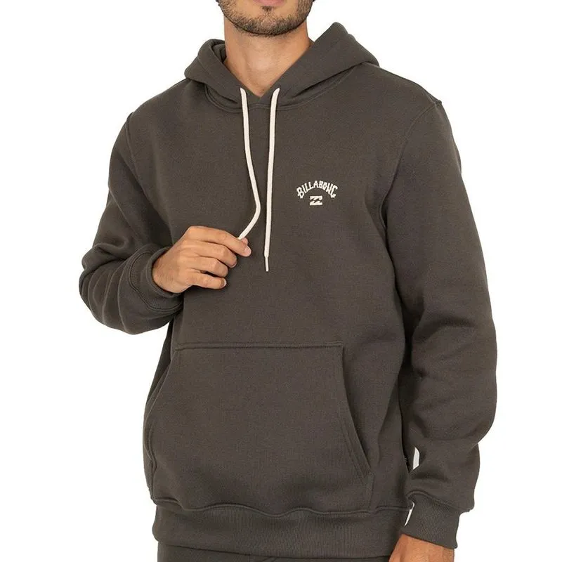 Moletom Billabong Canguru Small Arch WT25 Cinza Escuro G / chumbo