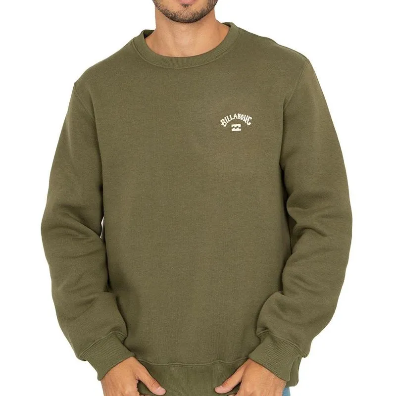 Moletom Billabong Careca Samall Arch WT26 Masculino Verde P / verde