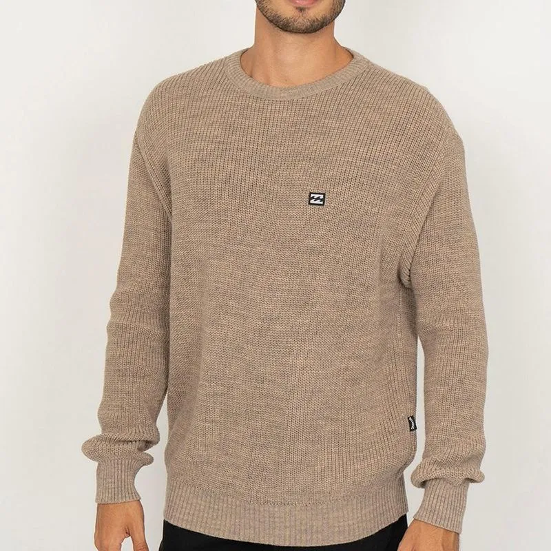 Tricot Billabong Icon Path WT26 Masculino Bege M / begê