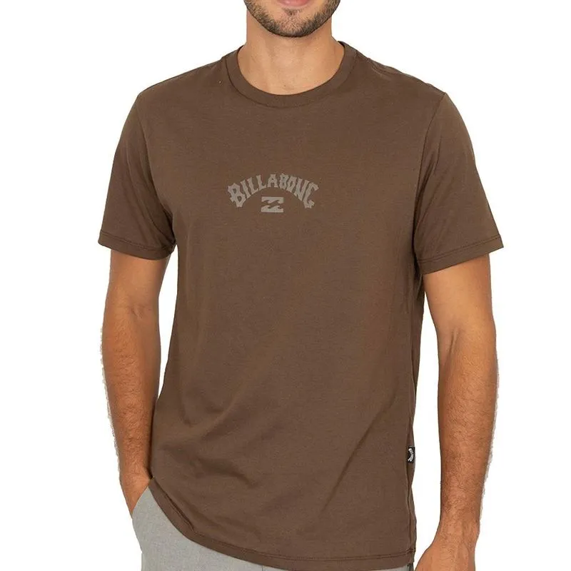 Camiseta Billabong Mid Arch I WT26 Masculina Marrom M / marrom
