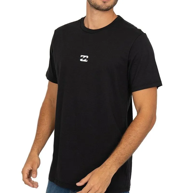Camiseta Billabong Bracket Wave II WT26 Masculina Preto M / preto