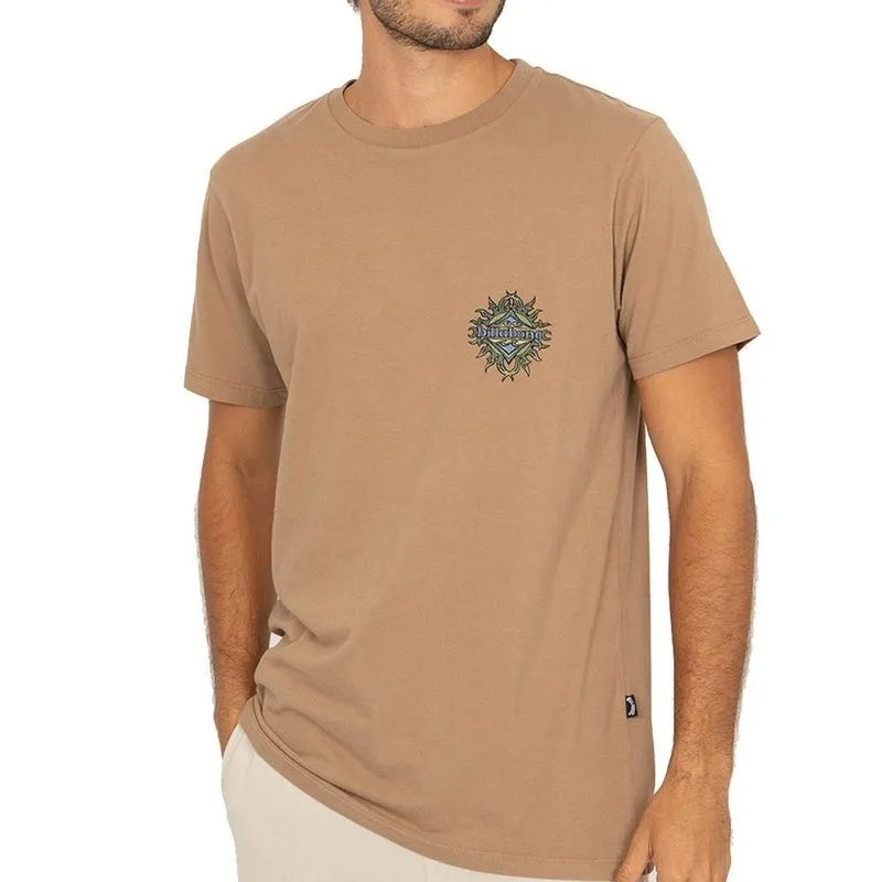Camiseta Billabong Solar Flare WT26 Masculina Marrom P / marrom