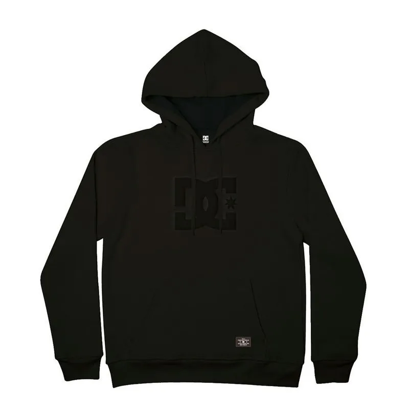 Moletom DC Shoes Canguru Embossed Star WT26 Masculino Preto G / preto
